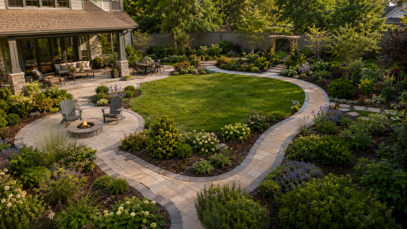 Final residential landscape design result
